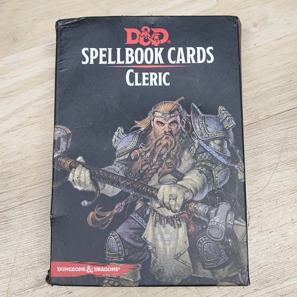 Dungeons & Dragons - Spellbook Cards: Cleric (153 cards) 5E Read description